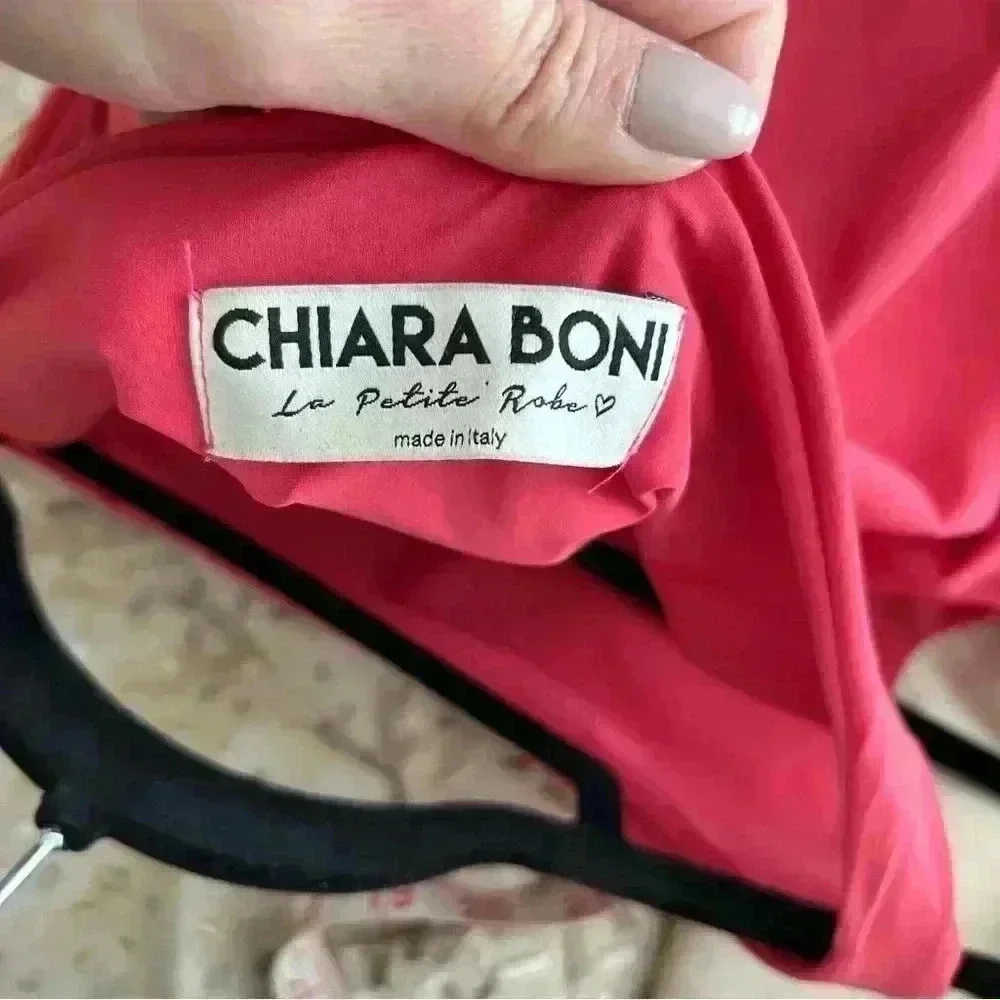 Chiara Boni la petite robe Dominik Laser-cut Peplum Dress In Peach size 38 us 2 - Picture 11 of 13